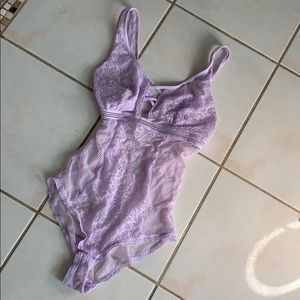 Lavender Lingerie Bodysuit